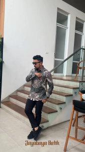 Jayabaya Batik BIMASENA III Kemeja Katun Furing Lengan Panjang