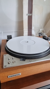 แผ่นรองแผ่นเสียงอะคริลิค Acrylic Turntable mat 12" LP vinyl record