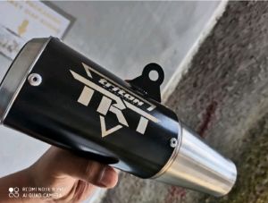 knalpot racing silincer saja TRITON GT- 5 ORIGINAL inlet 50mm suara gahar bulat