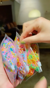 karet Jepang size s 1000pcs karet jepang ukuran kecil mini / ikat rambut bayi / ikat rambut karet untuk anak atau bayi SH H30