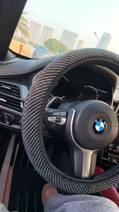 38CM Car Steering Wheel Cover Drilling Elastic Without Inner Ring Universal Drilling Handle Cover