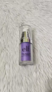 ELF Brightening Lavender Face Primer Face Makeup Primer For Neutralizing Uneven Skin Tones & Brightening Complexion Vegan & Cruelty-free 14mL