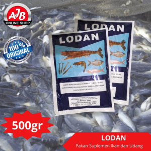 LODAN ORIGINAL BUNGA TANI Pakan Suplemen Ikan dan Udang Calcium 23% Magnesium 6% Tartazine Blue 1% 500 GRAM