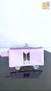 Dompet Panjang Korean Pop Mini Wallet K-Pop Suvenir Souvenir BTS Blackpink Astro Twice Nct RedVelvet Itzy Exco TXT Nuesht StrayKids Day 6 EnhypenTreasure Shinee