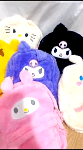 Tas Ransel Bulu Anak Sanrio Kuromi Chinamorool Helokitty: Desain Lucu & Lembut