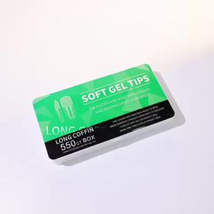 550pcs PREMIUM Soft Gel Tips Kuku Palsu Fleksibel Set Kuku Palsu Akrilik Matte MJ