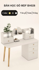 FREESHIP HCM - Bàn Học Bàn Làm Việc Gỗ MDF Chống Ẩm Tatana BH026 – có thiết kế theo yêu cầu