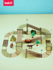 Dino Themed Magnetic Car Race