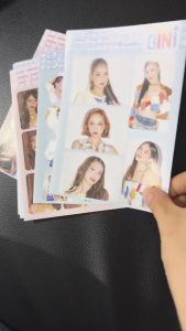 BINI jollibee BINI Stickers 208/61/100pcs/set waterproof stickers for tumbler phone case luggage glass water cup Aiah Colet Gwen Jhoanna500PCS KPOP Girl Group BPCute Sealing Stickers For Laptop Notebook Star Idols Stickers