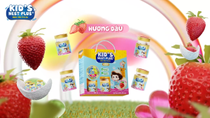 Yến Sào Cho Bé Hộp 6 Hũ Kids Nest Plus+ GOLD Hỗ Trợ Sức Khỏe Trẻ Ăn Ngon Cao Lớn (6 hũ x 70ml)