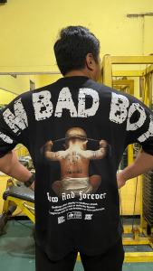 SMR APPAREL baju - Kaos Oversize im bad boy Cotton Combed 24s Pria & Wanita