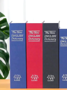 Safety Box with Lock Money Saving Box Key Password Box Book Safe Passcode Hidden Storage