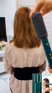 Sisir Elektrik Pelurus Rambut Keriting -Sisir Catokan Rambut Instant 45W