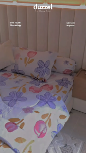 Duzzel Lite Sprei 140x200 Full Size Motif Aesthetic Minimalis
