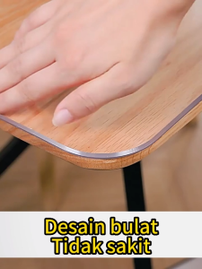 【2025 Tikar Meja Bundar】Plastik Meja Makan Bening Tebal 2mm Taplak Meja Waterproof Alas Meja PVC Transparan Tebal (taplak meja plastik taplak meja makan anti air taplak meja makan mewah alas meja plastik tebal taplak meja makan)