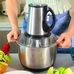 5L Meat Grinder 3 Speed Food Processor Electric 5 Blades Heavy Duty Multi-Function Grinder Stirrer