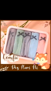 Comfii【Combo Set 2 Boxes 】Box Women Cream Rose Moisturizing Pants 10 Packs Maintenance High Elastic Seluar Dalam