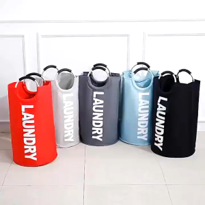82L Foldable Laundry Bag With Handle Large Dirty Clothes Laundry Basket Toy Storage Hamper Sorter