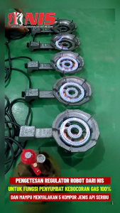 REGULATOR ROBOT NIS (Double Lock) (+Tombol Release Gas) (+ Ampere)