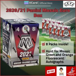 2020/21 Panini Mosaic UEFA Euro 2020 Soccer Card Box. -100% Original. Trading Card Hobby Collectibles 足球卡盒-