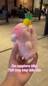 Móc Khóa Capybara Hot Trend LINDO Móc Khóa Treo cặp balo chìa khóa Quà tặng Dễ Thương