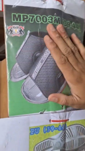 รองเท้าแตะสวม PU Marco Pony รุ่น7003m4 สีดำ 39-44 รูปหน้า