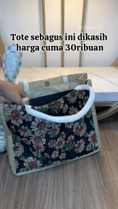 OMYGOOSE TOTE BAG KANVAS MOTIF PREMIUM  / TFW 098