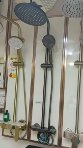 SG Local Seller Authorized Dealer PUB Approval High Quality Piano Rain shower Mixer Set Gun Metal / Gold / Matt Stainless Steel / Chrome Ready Stock