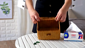 【Wireless】 Tranquil Home Simple กล่องกระดาษทิชชูสำหรับห้องนั่งเล่น Creative Handmade Seagrass ทอผ้าสี่เหลี่ยมผืนผ้า