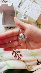 KZ edx pro x หูฟัง inear มีสายมีไมค์ เสียงดี ร้องเพลงได้