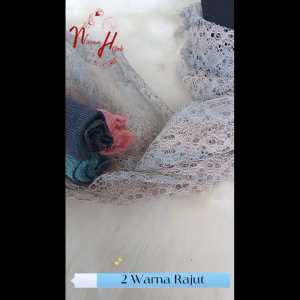 Bandana Rajut Dua Warna & Ciput 2 Tone Dalaman Kerudung Harga Murah Kualitas Bagus
