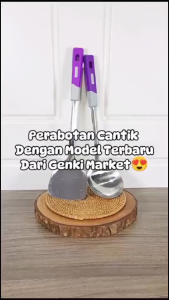 Sodet Spatula Sendok Sup Centong Soup Anti Panas Stainless Anti Karat Genki Market