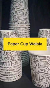 [1 PAK ISI 50 PCS] Paper cup walala 8 Oz / Gelas kertas kopi 80z / cup tahan panas 240ml coffee teh tea