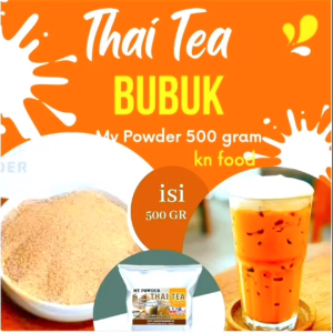 Bubuk Minuman Bubble Drinks Thai Tea 500gr Rasa Thai Tea Bubble Drink
