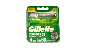 Gillette MACH 3 Sensitive + 4 Cartridges Combo