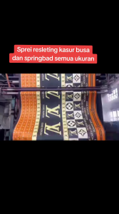 Sarung kasur busa resleting ukuran 160x200 tebal 10 15 20 25 30 cm / Sprei resleting kasur busa motip karakter