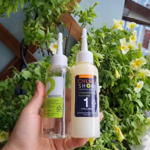 Thuốc uốn tóc mau xoăn thuốc uốn siêu dưỡng COLORSHOW WAVE LOTION- 100MLX2