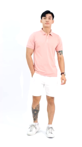 Áo Polo POLOMAN 17 nam nhiều màu cổ bẻ BASIC CVC vải cá sấu co dãn thanh lịch