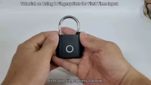 PREMIUM! Gembok Fingerprint Sidik Jari Pintar Smart Fingerprint Padlock SP-600 Kuat Kokoh Tahan Banting Daily Use Kunci Pintu Gudang Rumah Kosan Apartemen Pagar Lemari Sepeda Mobil Box Gembok Koper Tas Hadiah Souvenir Perusahaan