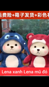 Gấu Bông Lena Đội Mũ Lotso Ngộ Nghĩnh Cho Bé Cao Cấp - Thingkids