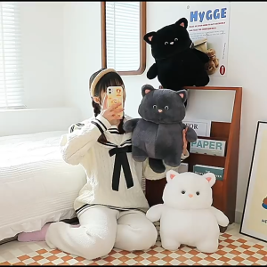 Ban đầu Meow It Cub Mèo Béo muppet Mèo Trắng mũm mĩm Búp bê thú nhồi bông hakimi dễ thương