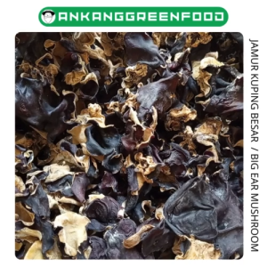 250-500gr JAMUR KUPING BESAR KERING DA MU ER AGARIC MUSHROOM FUNGUS