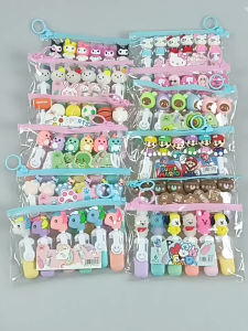 (READY STOCK)6pcs SANRIO Mini Colourful Highlighter Cute Stationery Student Kid Birthday Present Gift Multi Colour Colourful Marking Creative Stationeries荧光笔学生儿童礼物Penyerlah Alat Tanda warna-warni