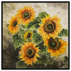 Tranh sơn dầu hoa hướng dương tranh treo tường dán tường phong thủy làm quà tặng ý nghĩa.CGI-705