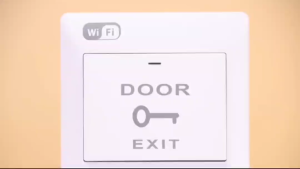 Exit Button Switch Smart Access Control WIFI Door Control Switch RF433 Intelligent Automatic Reset Exit Button Remote Door Opening