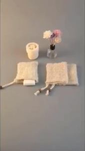 10pcs Natural Soap Bags: Exfoliating Soap Savers for Your Bathroom