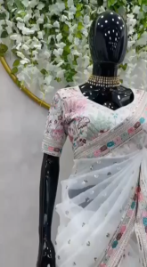 [PRE-ORDER] Heavy Organza Silk Saree ~ Delivery Lead Time : 10 days