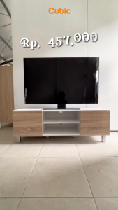 Cubic Rak TV minimalis / Meja TV Minimalis / LIVINA RTV 120