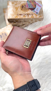 WANG101 - Dompet Kulit CHECKERS 46N - Import Premium Kulit ITALY tebal kuat dan tahan lama. Banyak model pilihan untuk pria wanita. Jaminan atau uang kembali