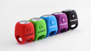 ROCKBROS CB-1709 Bicycle Horn - Bel Klakson Elektrik Button Battery Sepeda Outdoor Sport Silica Gel
